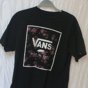 Vans Floral Logo Tee
